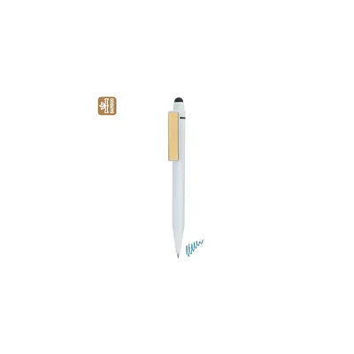 Producto personalizable Boligrafo Touch Con Clip Bambu "Bali"