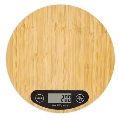 Producto personalizable Bascula De Cocina Bambu "Oslo"