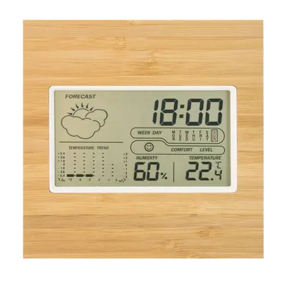Producto personalizable Estacion Meteorologica De Bambu Java