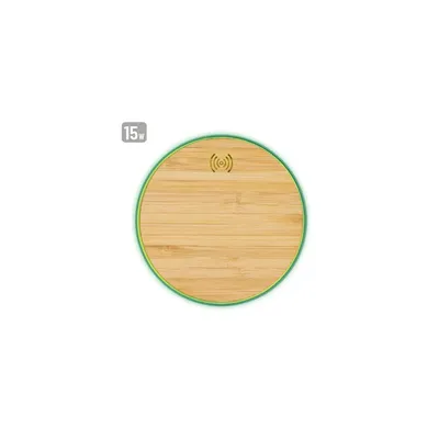 Producto personalizable Cargador Ultrarrapido 15W De Bambu "Menphis"