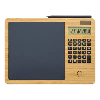 Producto personalizable Calculadora Bambu Con Pizarra Automatica "Glasgow"