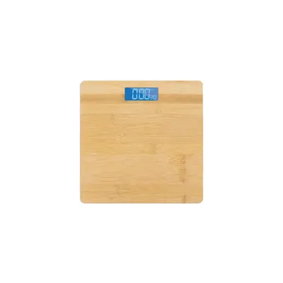 Producto personalizable Bascula De Baño Con Temperatura De Bambu "Seul"