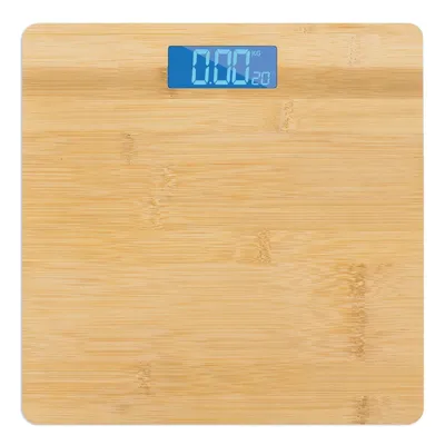 Producto personalizable Bascula De Baño Con Temperatura De Bambu "Seul"
