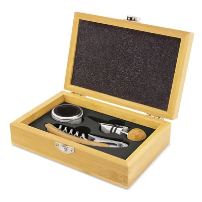 Producto personalizable Set De Vino Bambu "Siena"