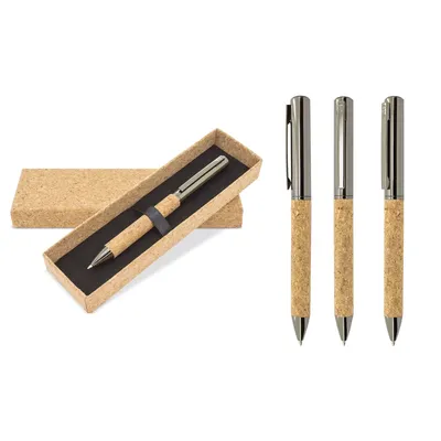 Producto personalizable Boligrafo Metal/Corcho