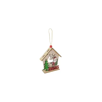 Producto personalizable Adorno Navideño De Madera "Laponia"