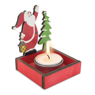 Producto personalizable Portavelas Santa Klaus