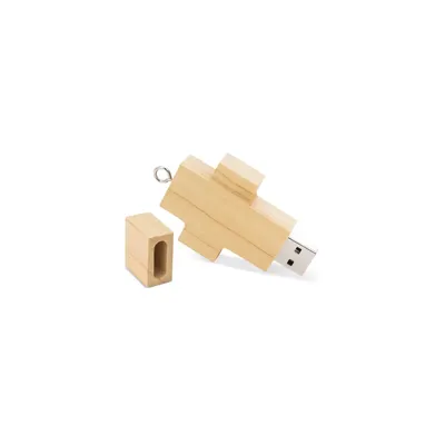 Producto personalizable Usb Cruz De Bambú 32Gb "Holy"