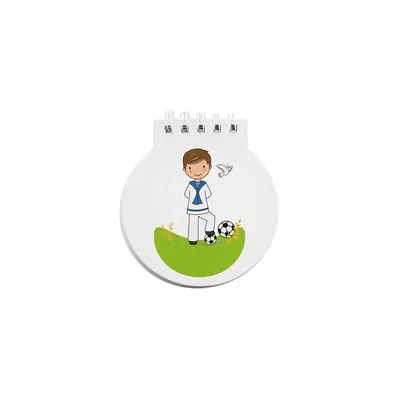 Producto personalizable Libreta Comunión Niño "Berto"