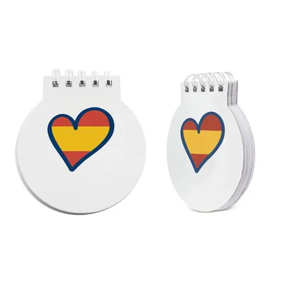 Producto personalizable Libreta "Corazón España"