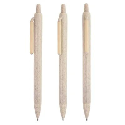 Producto personalizable Boligrafo Fibra De Trigo "Yuba"