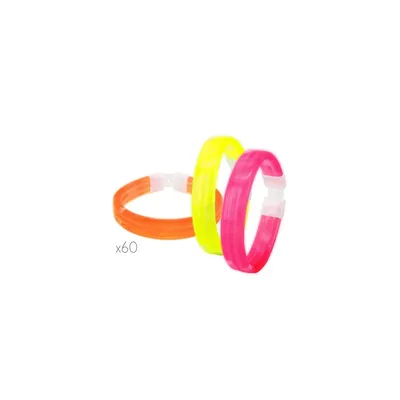 Producto personalizable Pulseras Luminosas "Neón Party" (Pack De 60)