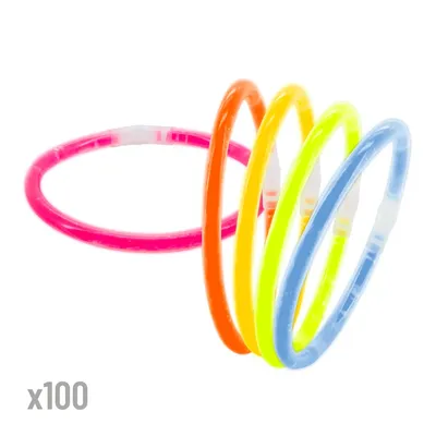 Producto personalizable Pulseras Luminosas "Neón" (Pack De 100)