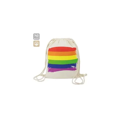 Producto personalizable Mochila De Algodón "Rainbow"