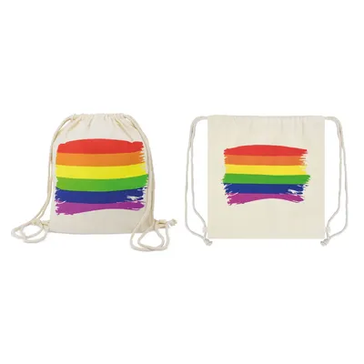 Producto personalizable Mochila De Algodón "Rainbow"