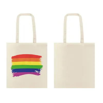 Producto personalizable Bolsa De Algodón "Rainbow"
