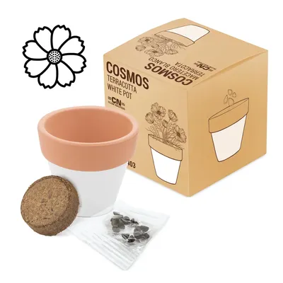 Producto personalizable Maceta Terracota "White"