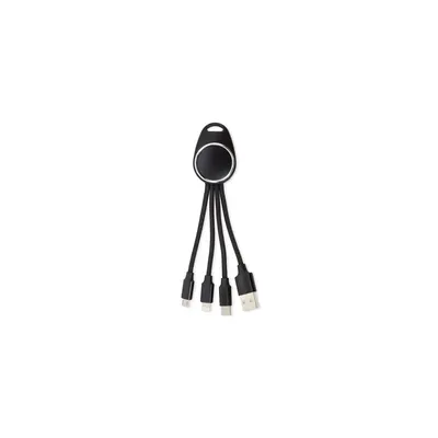 Producto personalizable Cargador De Luz Led 3 En 1 "Techno"
