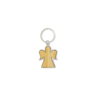 Producto personalizable Llavero De Bambú "Angelical"
