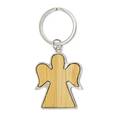 Producto personalizable Llavero De Bambú "Angelical"