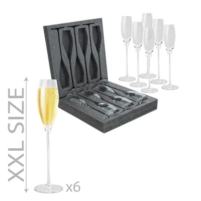 Producto personalizable Pack 6 Copas De Cava "Ariana"