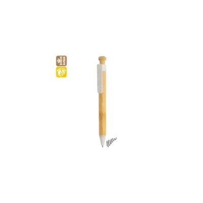 Producto personalizable Boligrafo De Bambú Y Fibra De Trigo "Kobax"