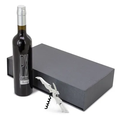 Producto personalizable Estuche Vino Px Con Abridor Sacacorchos