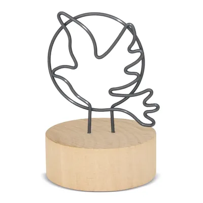 Producto personalizable Memo Clip Con Base De Madera "Espíritu"