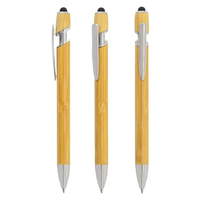 Producto personalizable Boligrafo De Bambú Con Touch " Riverside"