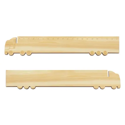 Producto personalizable Regla De Madera "Ecotrans"