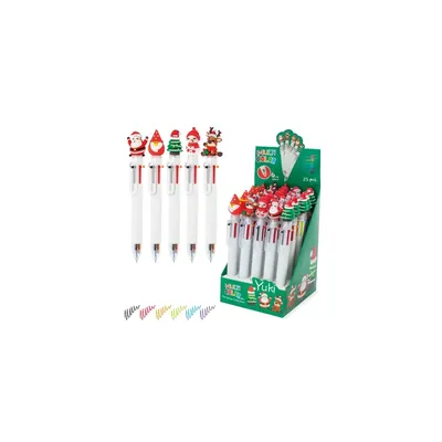 Producto personalizable Set Navideño Boligrafos Multicolor
