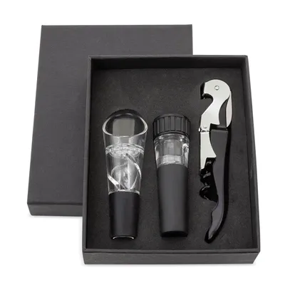 Producto personalizable Set De Vino 3 Pcs "Merlot"
