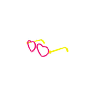 Producto personalizable Set Gafas De Neon "Luv"