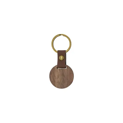 Producto personalizable Llavero De Madera Redondo"Samoa"