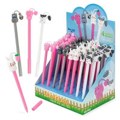 Producto personalizable Set De Bolígrafos Tinta Líquida "Troteros" (Pack 40)