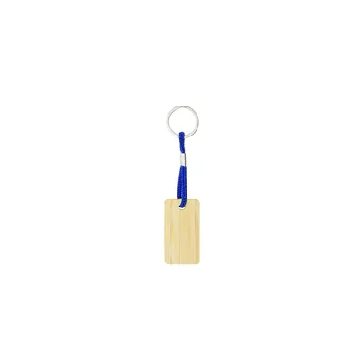 Producto personalizable Llavero De Bambú Rectangular "Yibin"