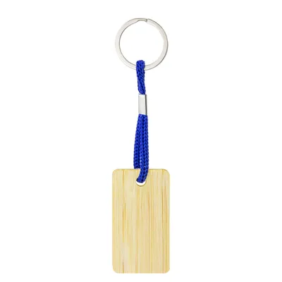 Producto personalizable Llavero De Bambú Rectangular "Yibin"