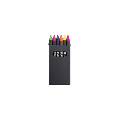 Producto personalizable Cajita De 6 Ceras Fluor "Lumyni"