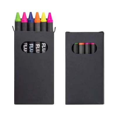 Producto personalizable Cajita De 6 Ceras Fluor "Lumyni"