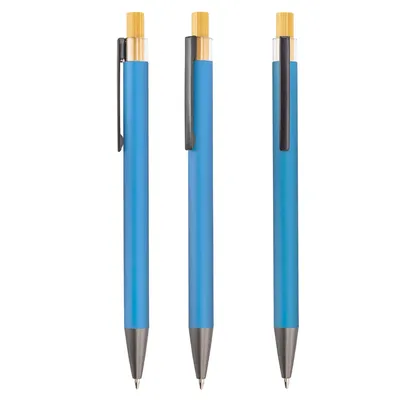 Producto personalizable Boligrafo Aluminio/Bambú "Noam"