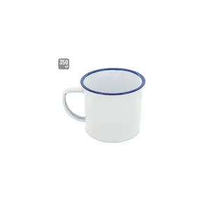 Variante de producto Mug Metálica Esmaltada “Retro” Reborde