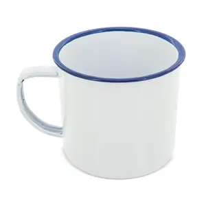 Variante de producto Mug Metálica Esmaltada “Retro” Reborde