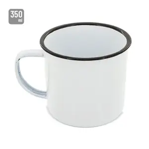 Variante de producto Mug Metálica Esmaltada “Retro” Reborde