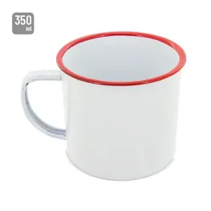 Variante de producto Mug Metálica Esmaltada “Retro” Reborde