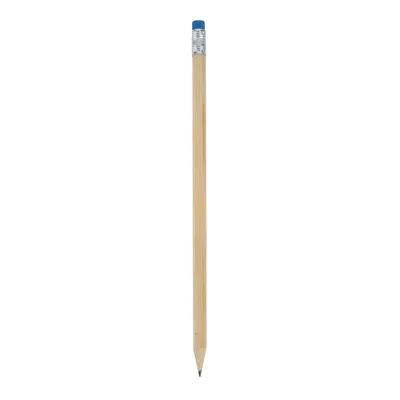 Producto personalizable Lápiz Madera Con Goma Color Azul