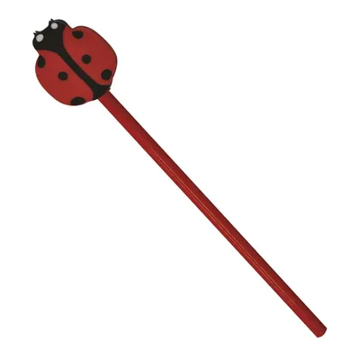 Producto personalizable Lapiz Madera Mariquita