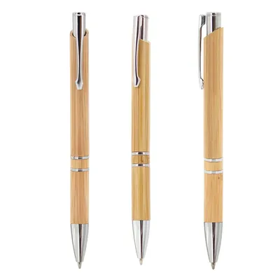 Producto personalizable Boligrafo Automático "Autobambú"