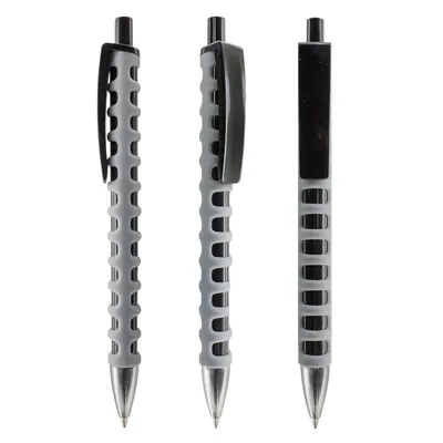 Producto personalizable Boligrafo Malla Negro/Gris