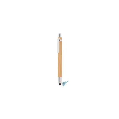 Producto personalizable Boligrafo Bambu Con Touch "Tico"