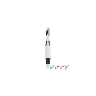 Producto personalizable Boligrafo 4 Colores Con Mosquetón "Kleur"
